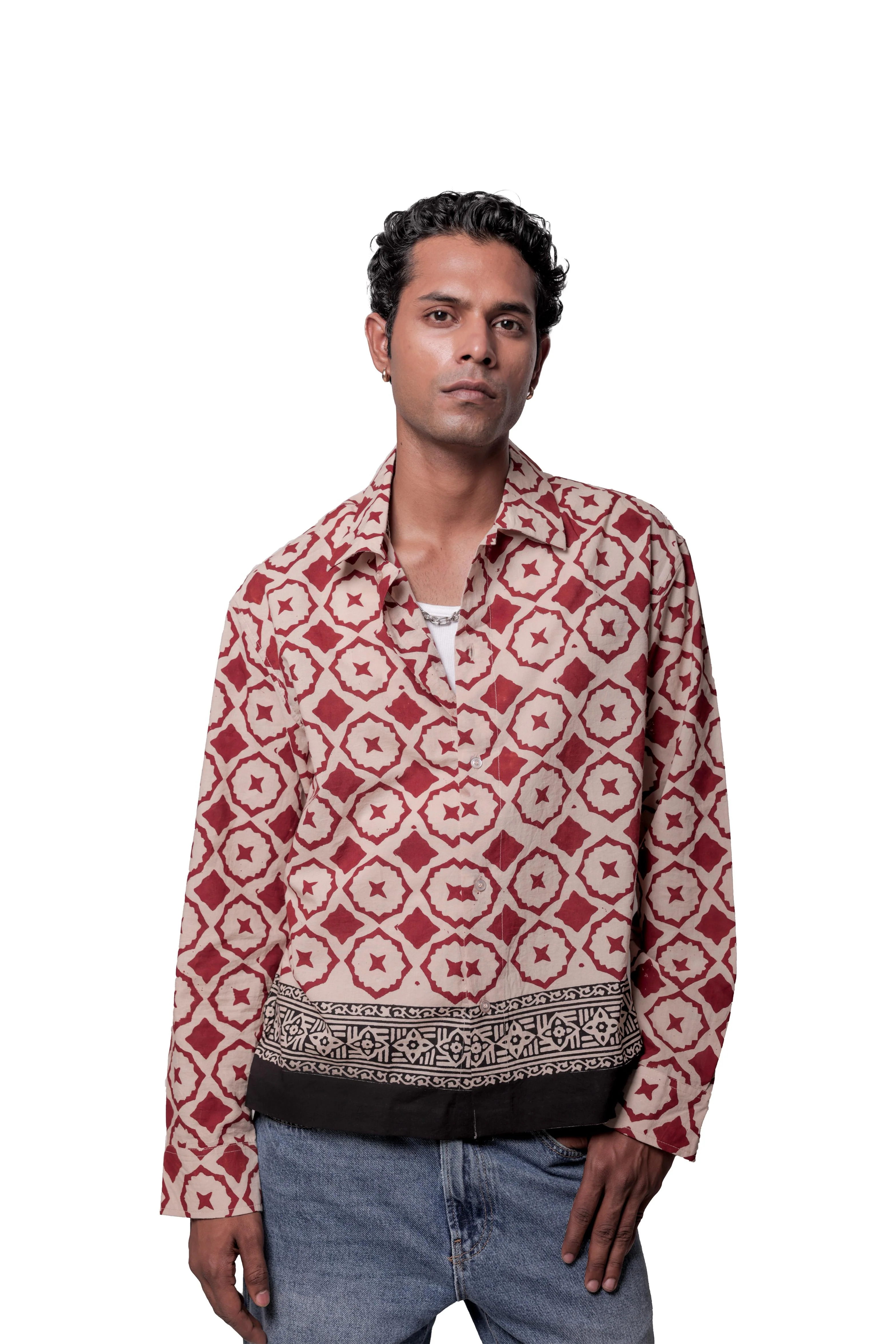 Begar Hand-Blocked Summer Shirt - Image 3