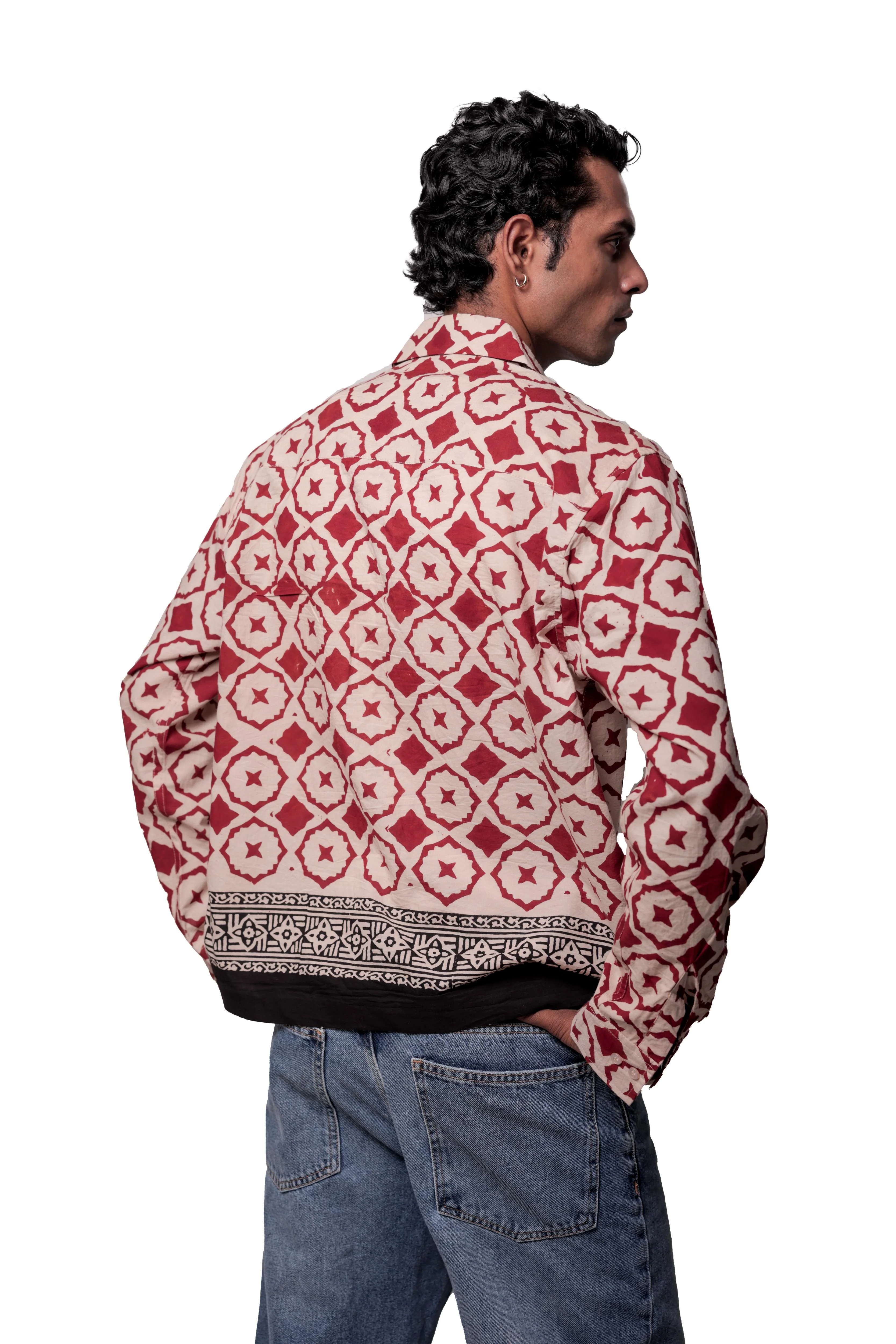 Begar Hand-Blocked Summer Shirt - Image 4