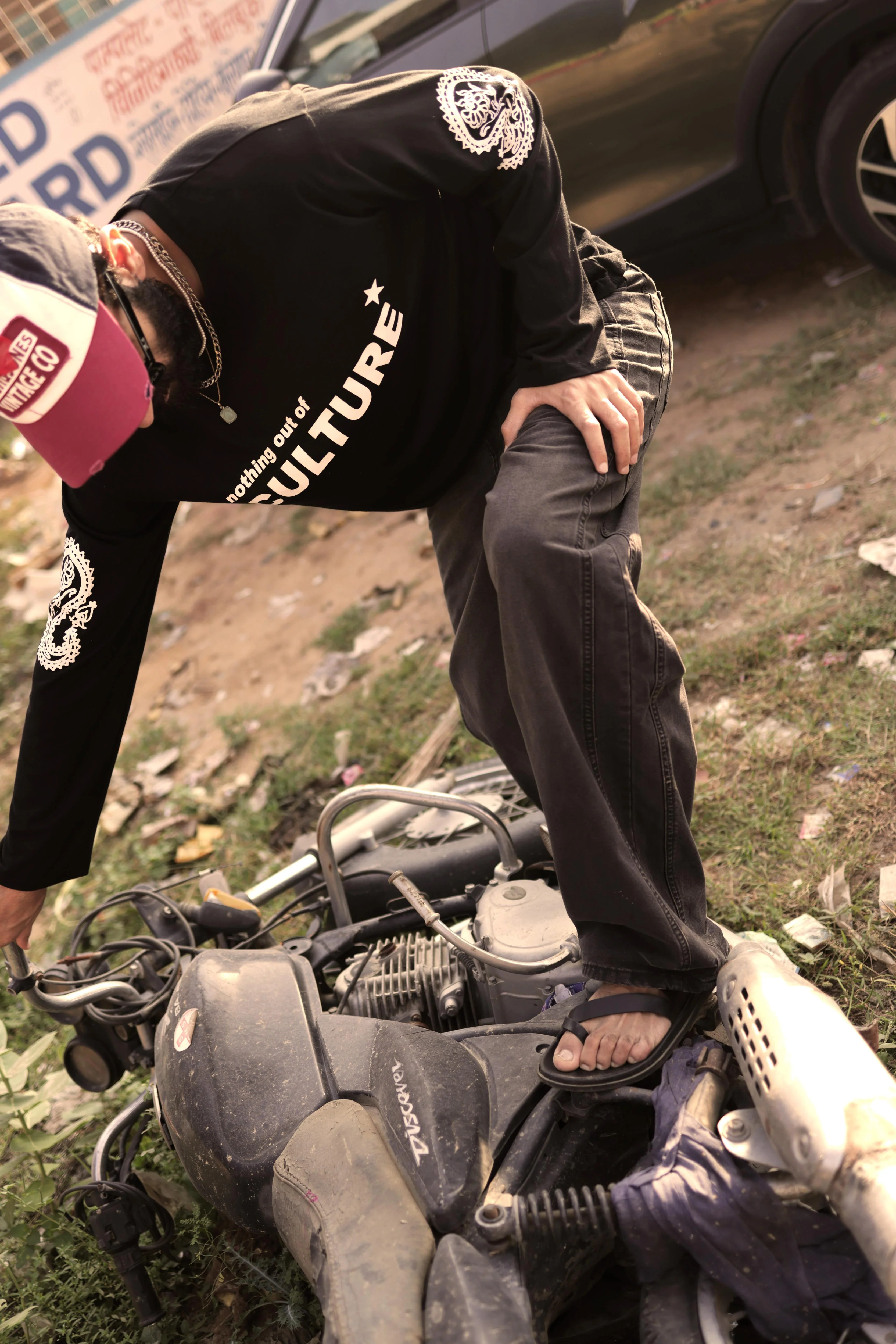 "CULTURE" Black Full Sleeve Teeshirt - Image 5