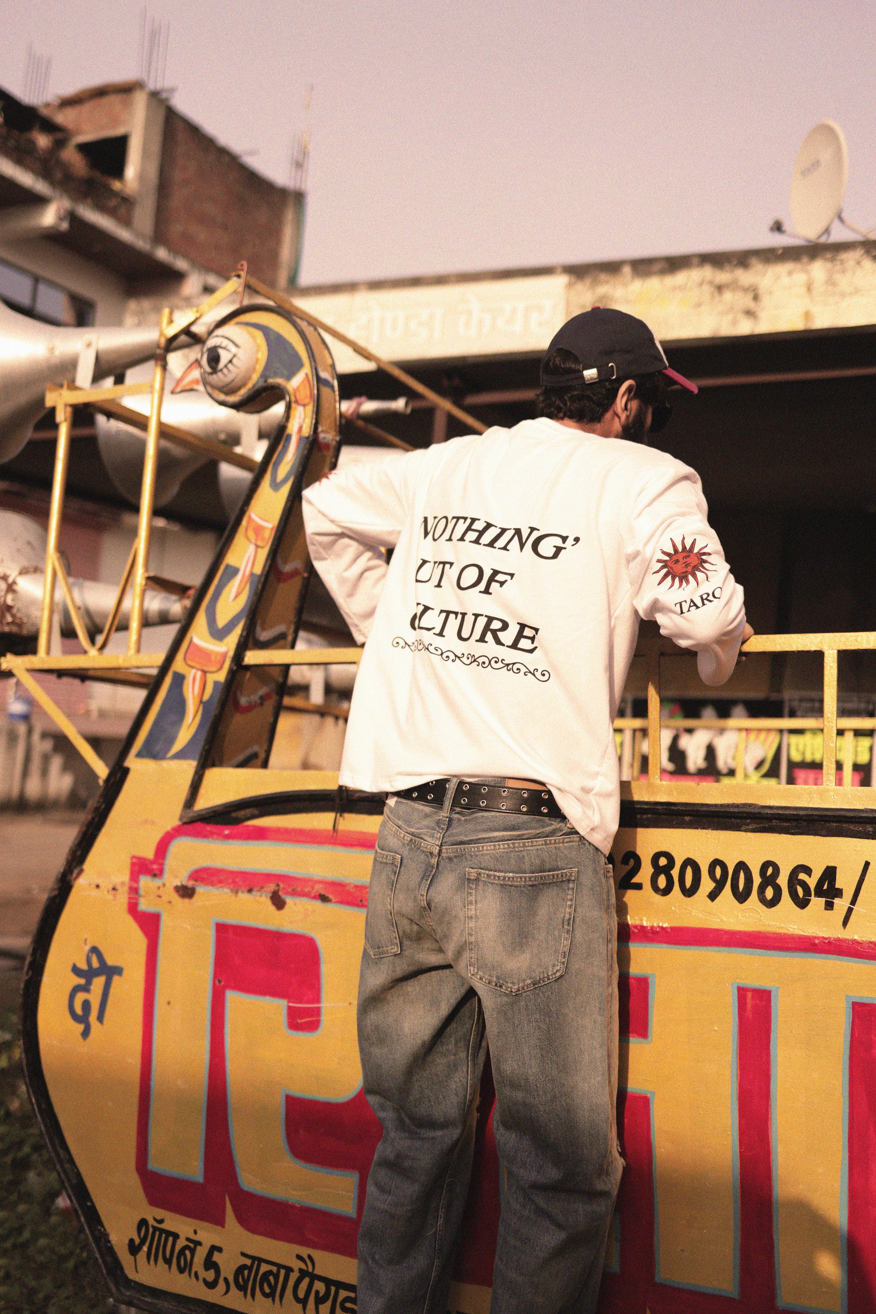 "CULTURE" White Full Sleeve Teeshirt - Image 5