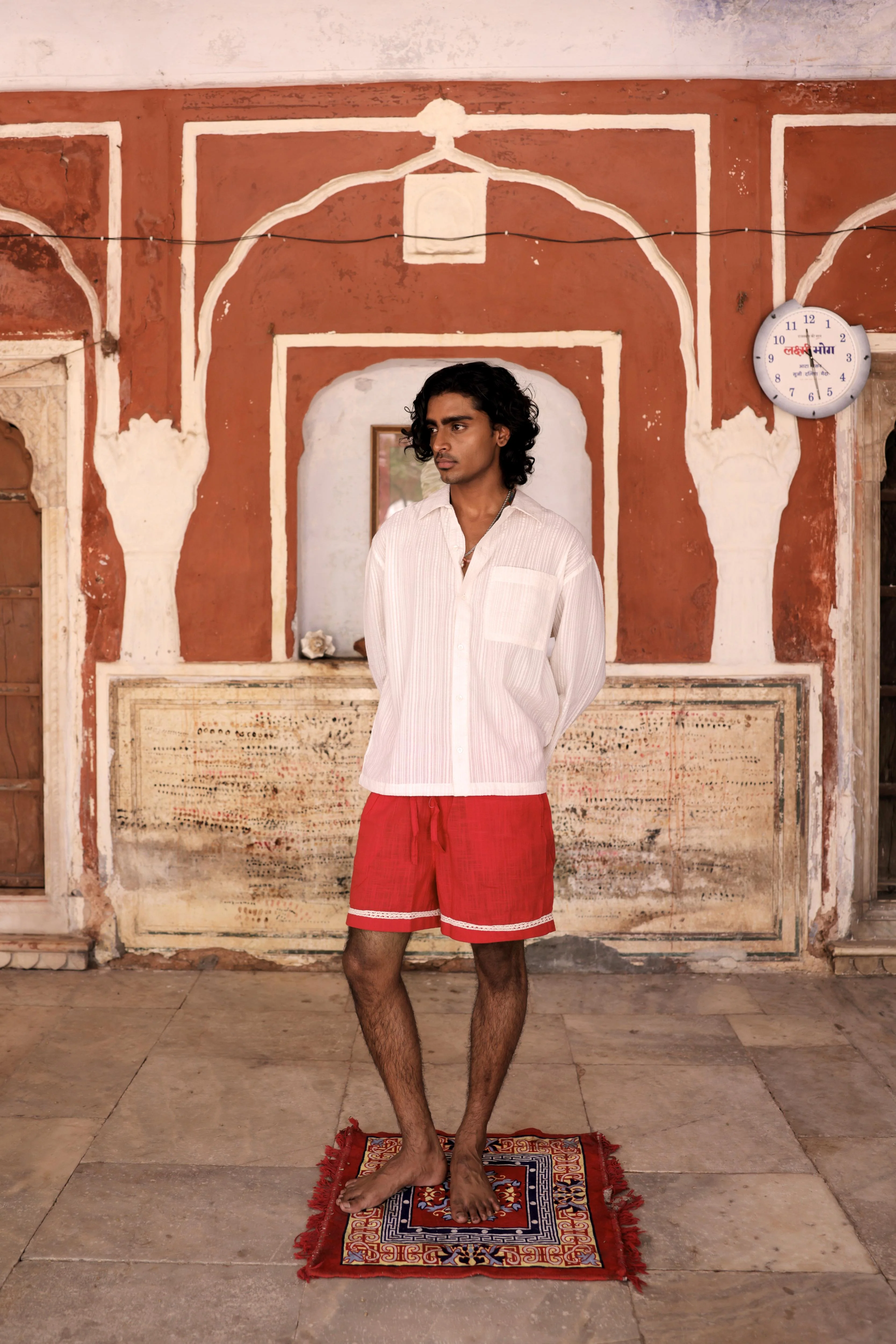 Off White Dobby Shirt - Image 4