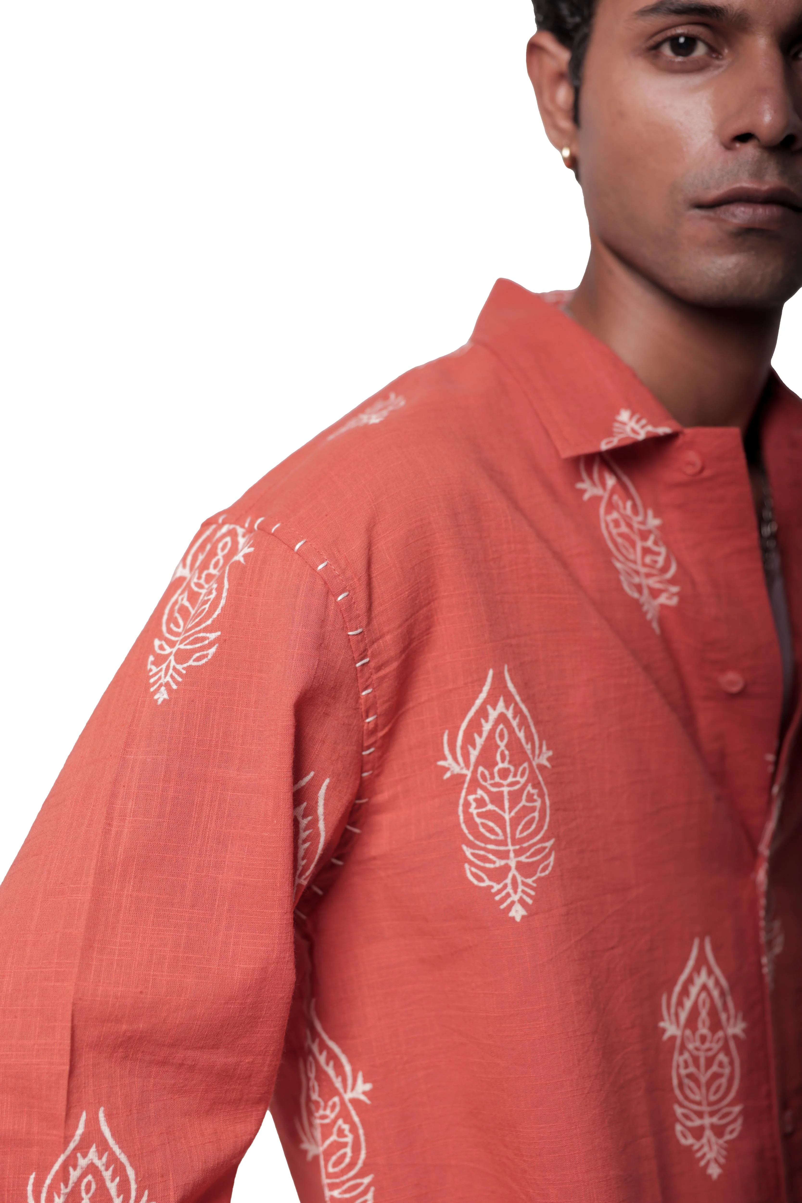 Rust Pink Jaipur Shirt - Image 6