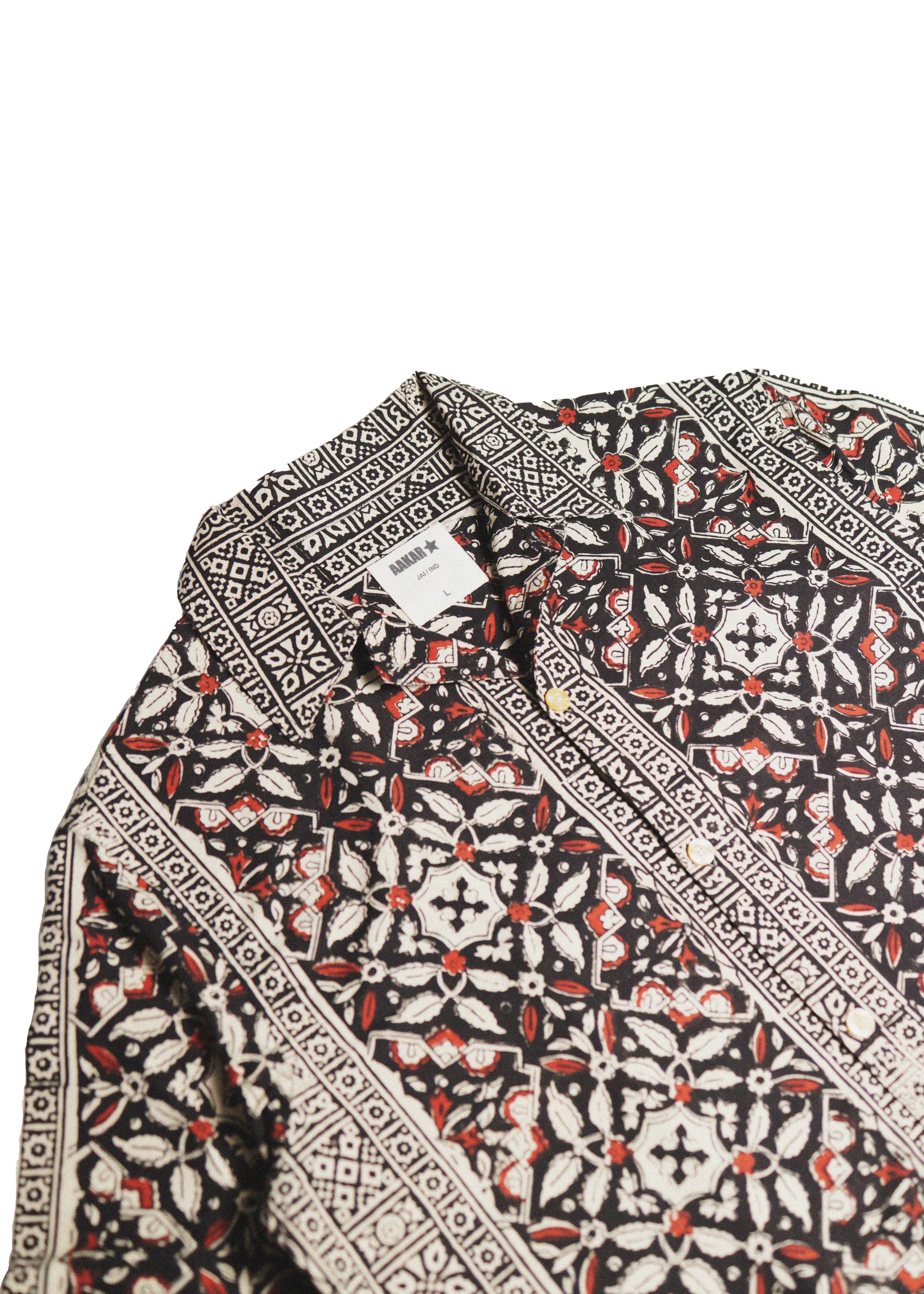 Syahi Begar Block Printed Shacket - Image 4